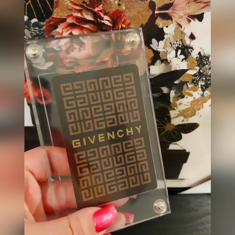 Givenchy Limited Edition Dark Brown & Gold Collectible Playing Card